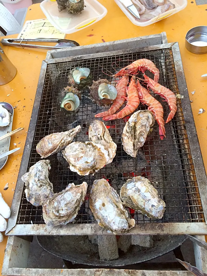 焼き牡蠣ほか|さくもも母さんさん