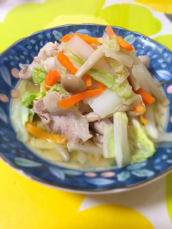 白菜と豚肉の煮物|ぽんちょさん