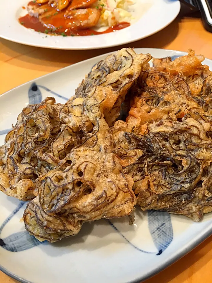 沖縄「ピロピロ」ライフさんの料理 もずくの天ぷら|沖縄「ピロピロ」ライフさん