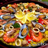 ✨SEAFOOD PAELLA ✨ホットプレートで シーフードパエリヤ😋