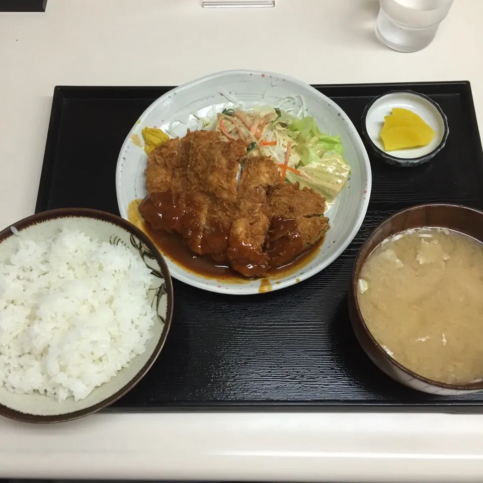 今夜はチキンカツ定食|アクちゃんさん