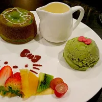 Matcha Lava cake|mimibuiさん