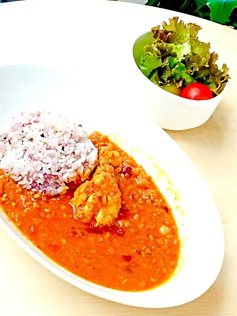 Keema curry 今日は火曜日、あねごカフェオープンです。キーマカレー、美味しかったです。#cflat #cafe #OSAKA|心斎橋  C Flat Cafeさん