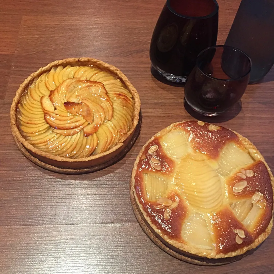 apple tart and peach tart|Lauraさん