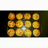 Snapdishの料理写真:mini quiche muffins! #eggs #healthy|Rachel Gillisさん