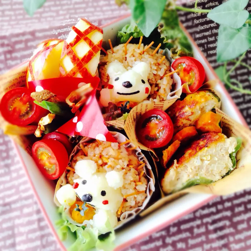 hedgehog rice ball はりねずみ#おにぎり #お弁当|usakoさん