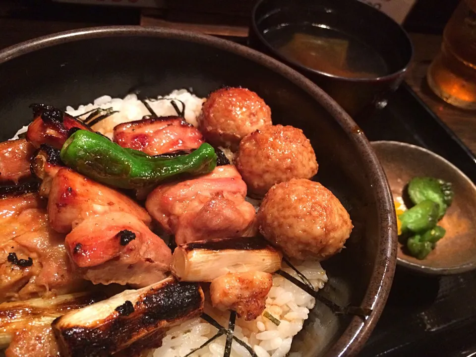 焼鳥丼を頂きました。|momongatomoさん