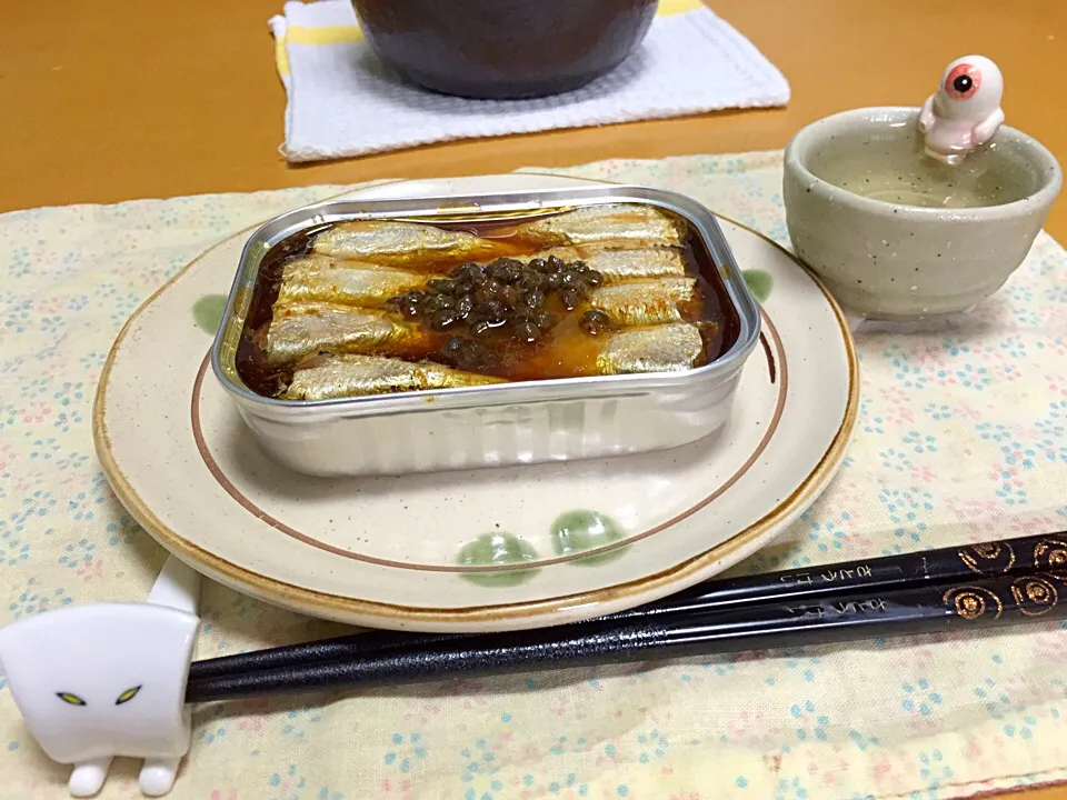 Snapdishの料理写真:オイルサーディンの山椒風味!  (^-^)|Kei Satoさん