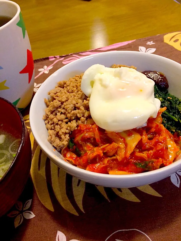 Snapdishの料理写真:ビビンバで夕食🍚🍚|かずみさん