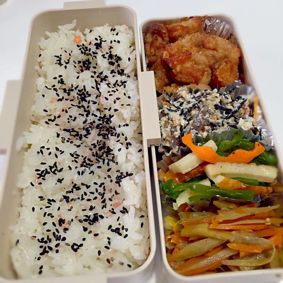 2015/09/10唐揚げ弁当⭐️自主練するって〜更に30分早い出発！夜は塾。フル回転🌀|のりさん８３さん