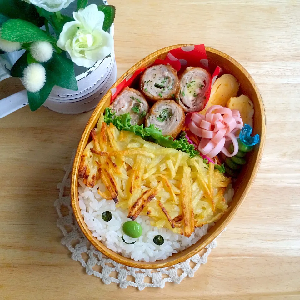 Snapdishの料理写真:2015/09/10じゃがいもガレットのお弁当〜♪|39biscuitさん