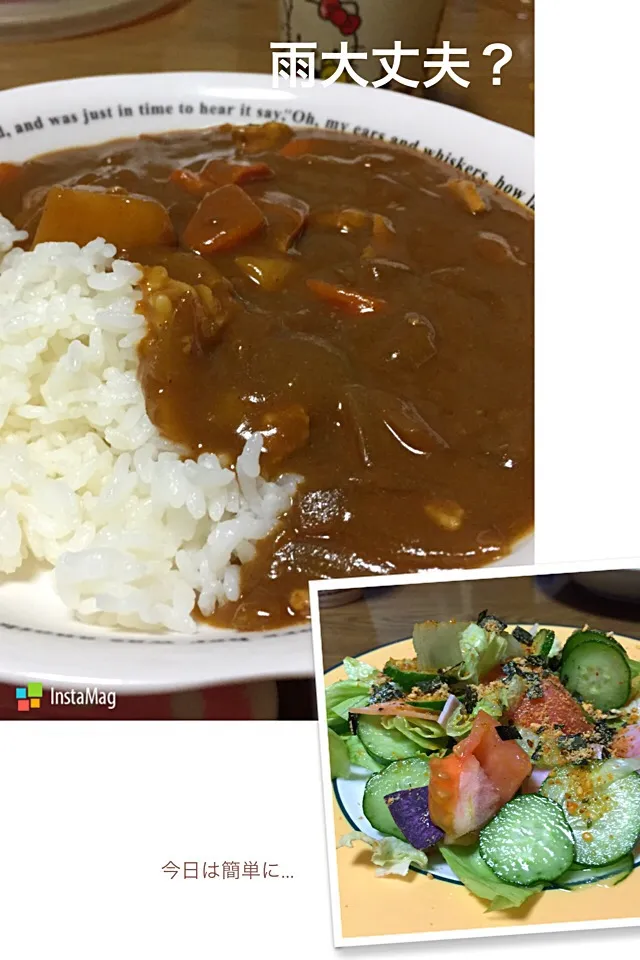 昨日は台風、雨に翻弄…とりあえず、カレーの作り置きをして なんとか仕事へ
帰ってこれてよかった…今日も大変な皆様 どうぞ お気をつけて|Hiroko Suzukiさん