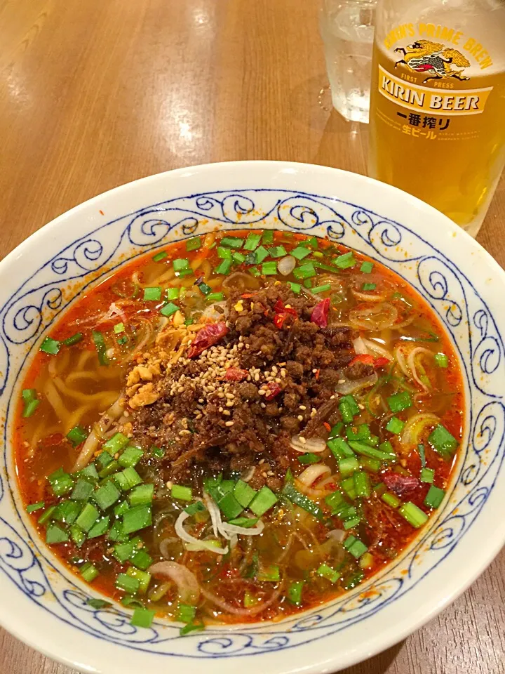 紅麻辣担々麺！山椒が痺れますわ❤️|えりちゃんさん