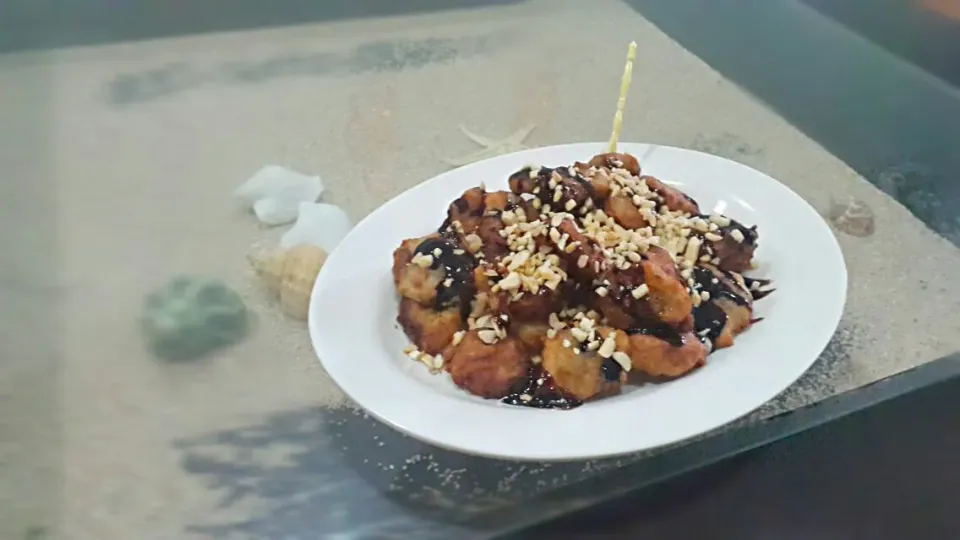 choconut fried banana ball|Nikko Zhuさん