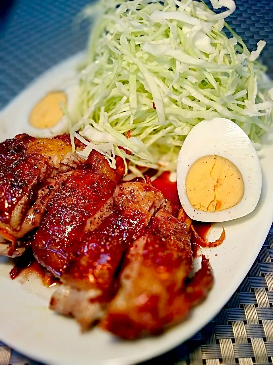 鶏のワイン照り焼き|つきやぶさん