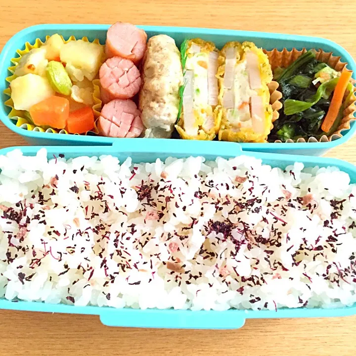 スーパー手抜きお弁当|わかみさん