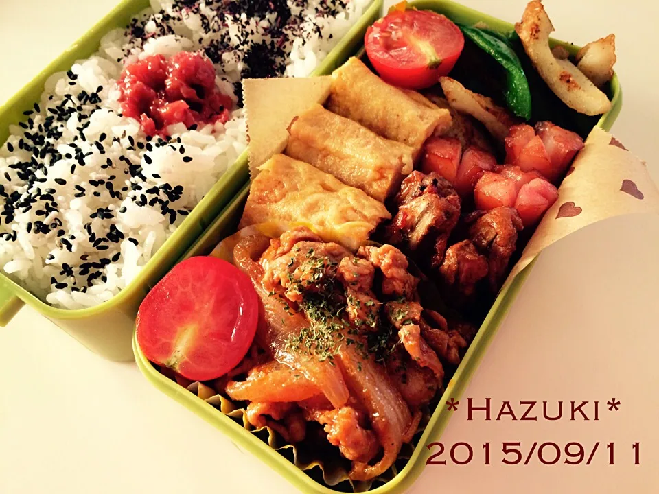 高校生息子①弁当|Hazukiさん