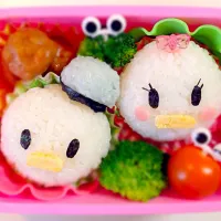 Snapdishの料理写真:ツムツムキャラ弁☆|ちっちさん