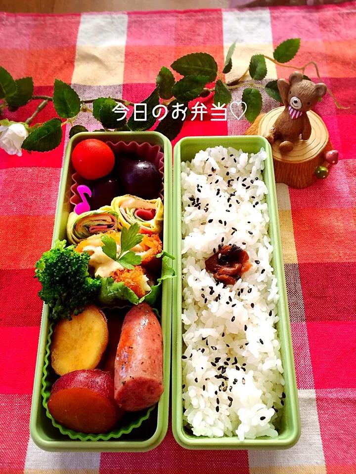 Snapdishの料理写真:今日のお弁当9/11♡|ばろんさん