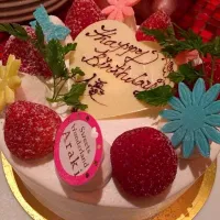 Snapdishの料理写真:My birthday cake.🎂|Kath Kanekoさん