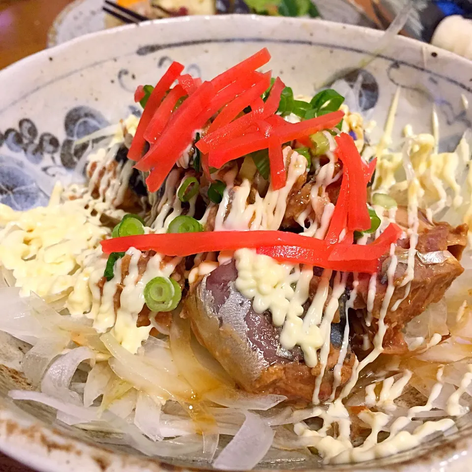 殿の料理 鯖缶のアレ|まゆさんさん