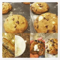 Marshmallow and Non-Marshmallow filled Chewy Chocolate Chip Cookies|Euryale Gadinさん