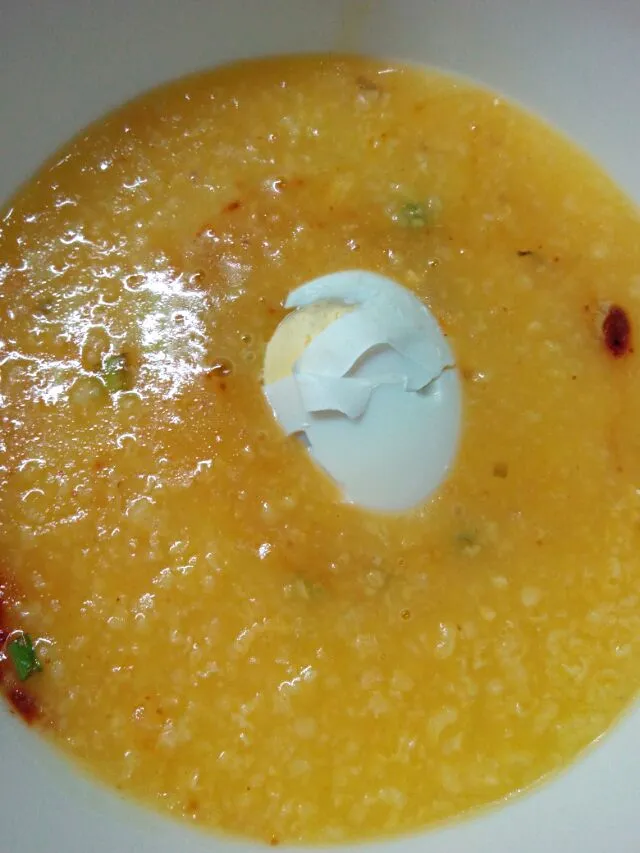 Lugaw w/egg #Rice|rchoneyさん