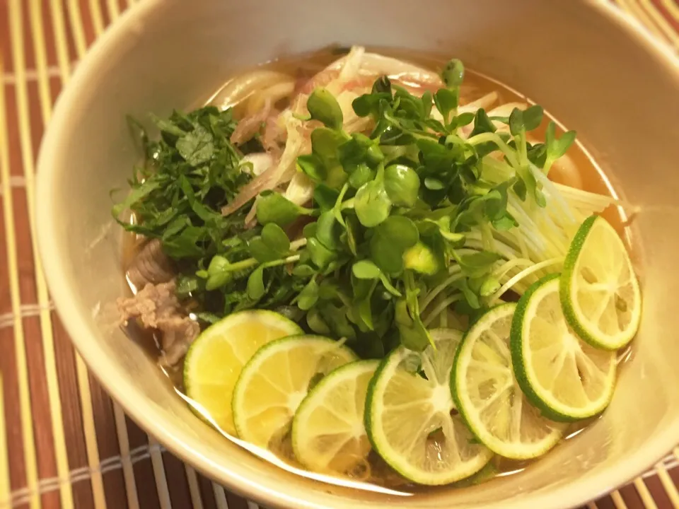 ちびめがさんの料理 かぼすそうめん|ゆっきーさん