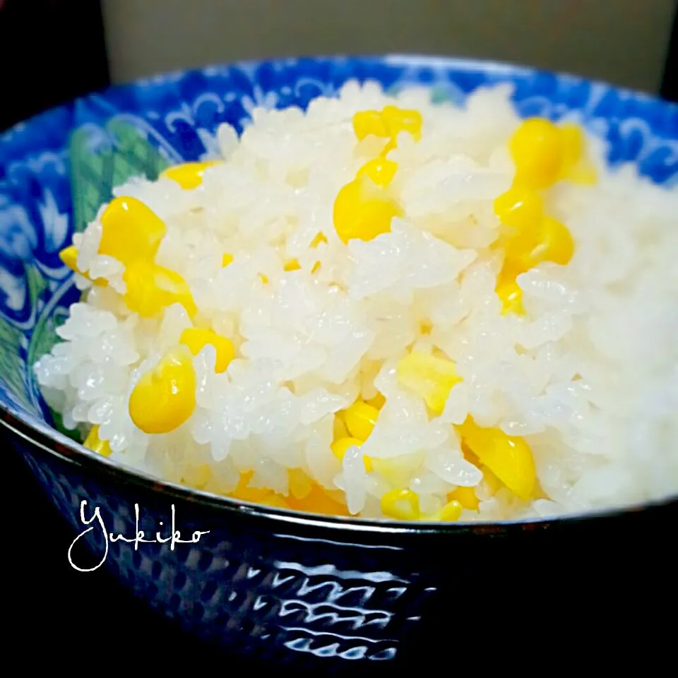 Snapdishの料理写真:soraさんの🌽とうもろこしご飯|ゆきこさん