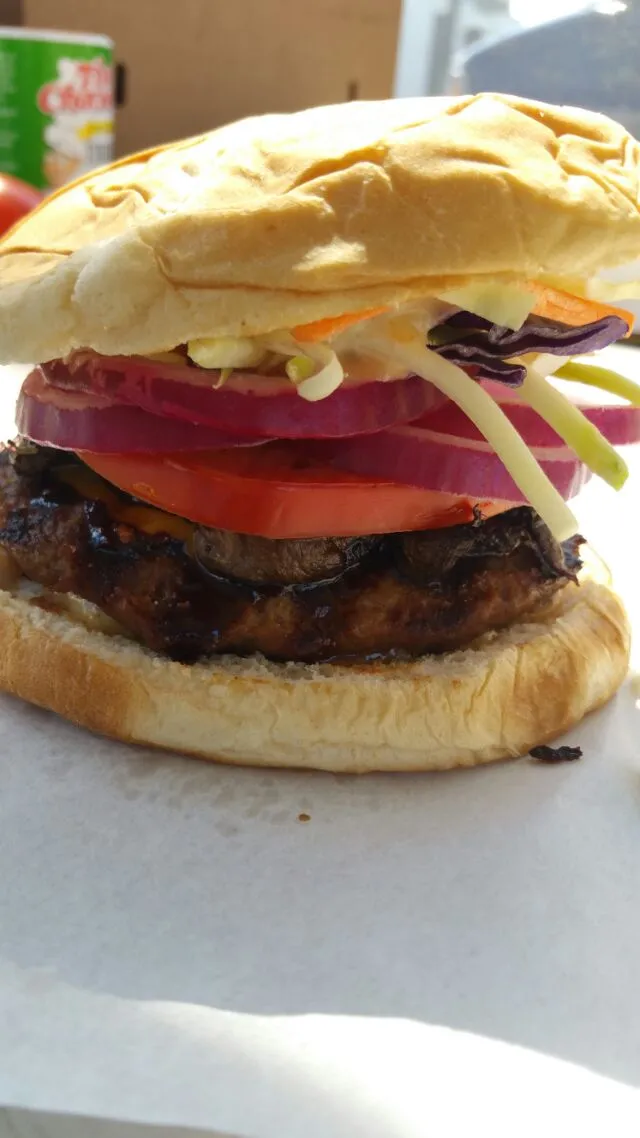 Snapdishの料理写真:#Teriyaki #Mushroom #Burger|Precious Loveさん