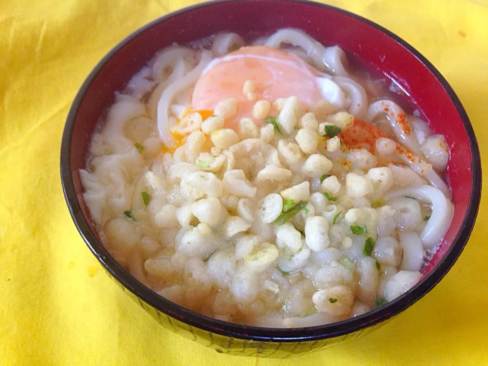 智流、たぬきうどん(^ ^)|智さん