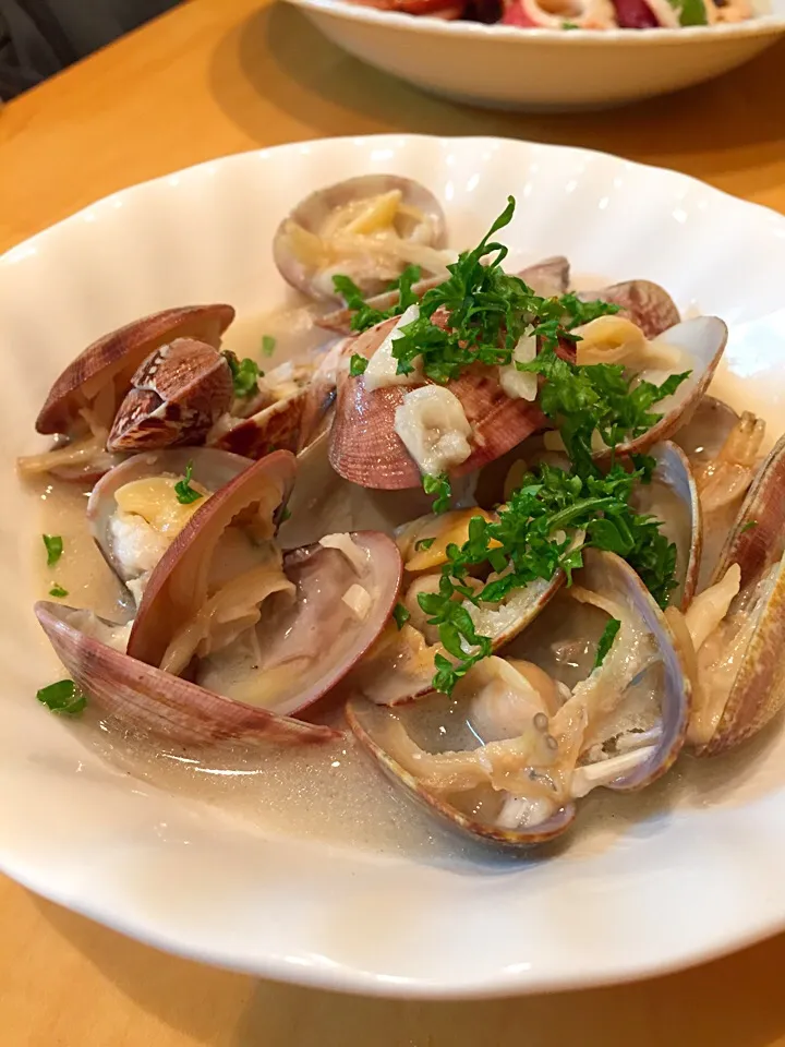 アサリの酒蒸し|沖縄「ピロピロ」ライフさん