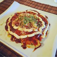 Snapdishの料理写真:関西風お好み焼き|Ryokinaさん