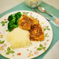 Snapdishの料理写真:Honey mustard chicken|Cathyさん