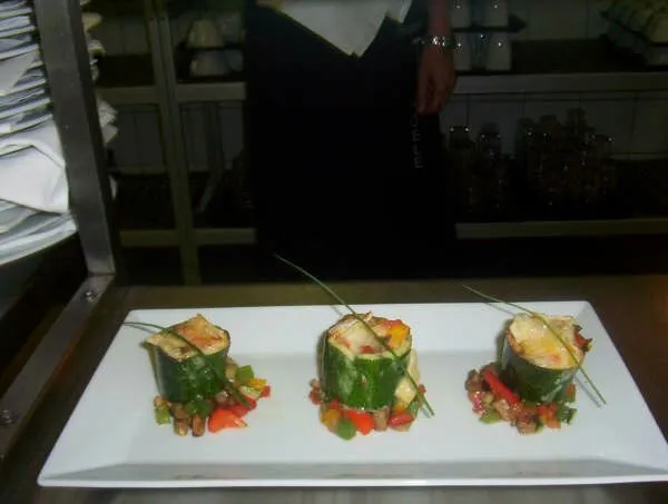 vegetarian filled courgettes|Christopher De Maeyerさん