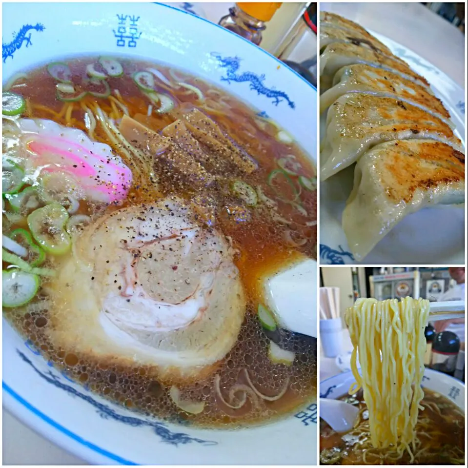 ラーメンと餃子@一番(葉山)|塩豚骨さん