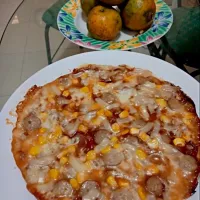 Snapdishの料理写真:stovetop pizza...|bunga kitchenさん