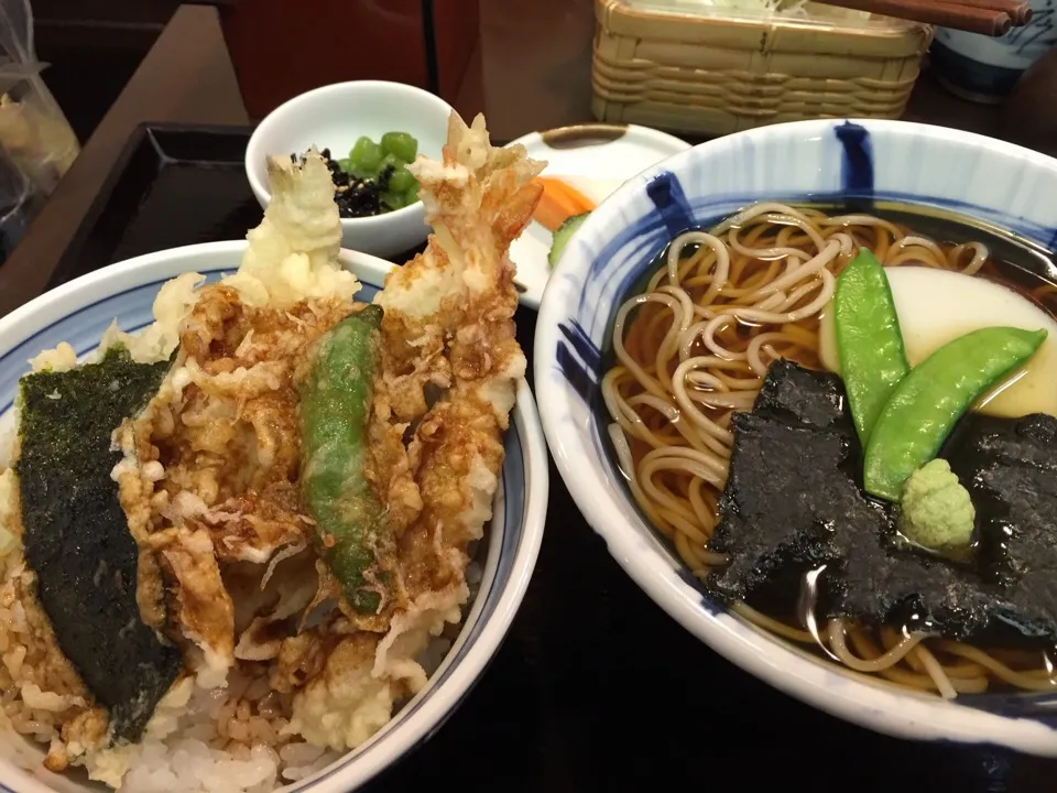 天丼・そばセット|まさとさん