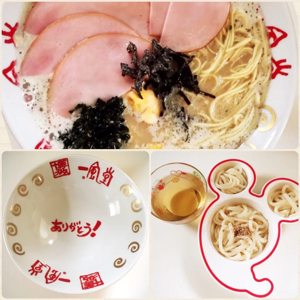 Snapdishの料理写真:今日のお昼ごはん❤︎主人と娘分|Makinsさん