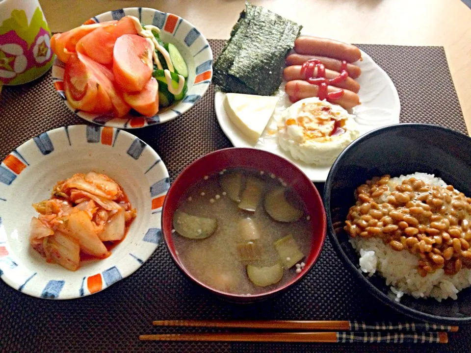 9月13日朝食兼昼食|ばぁさんさん