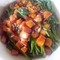 ginisang talbos in oyster sauce 🍴🍴🍴 lunchtime|paullette topeさん