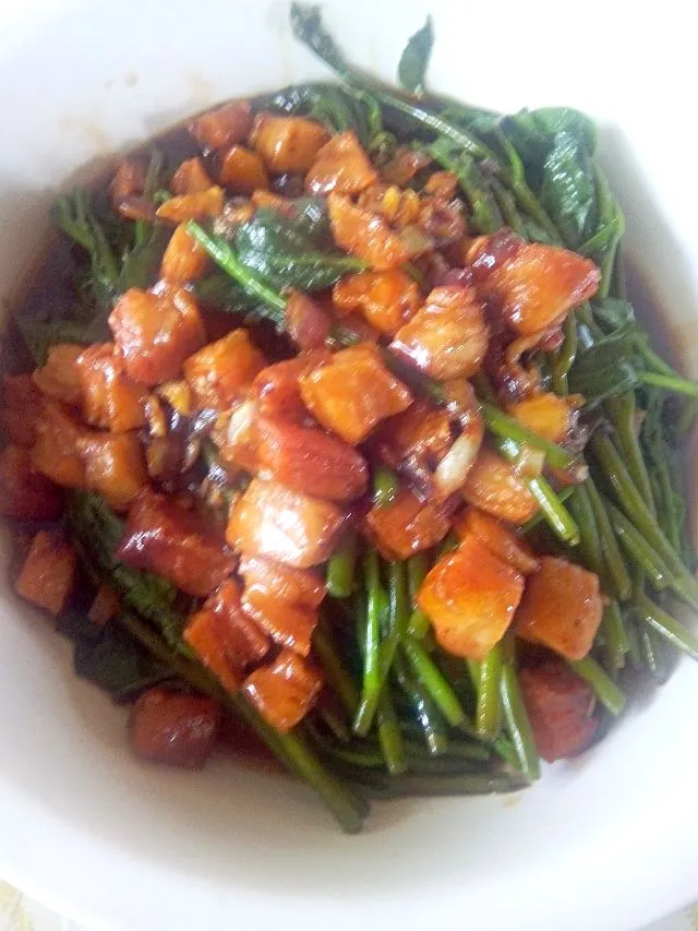 ginisang talbos in oyster sauce 🍴🍴🍴 lunchtime|paullette topeさん