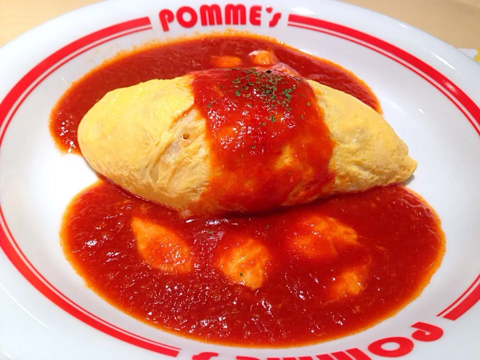 Omurice tomato sauce with mozzarella|msaprileeさん