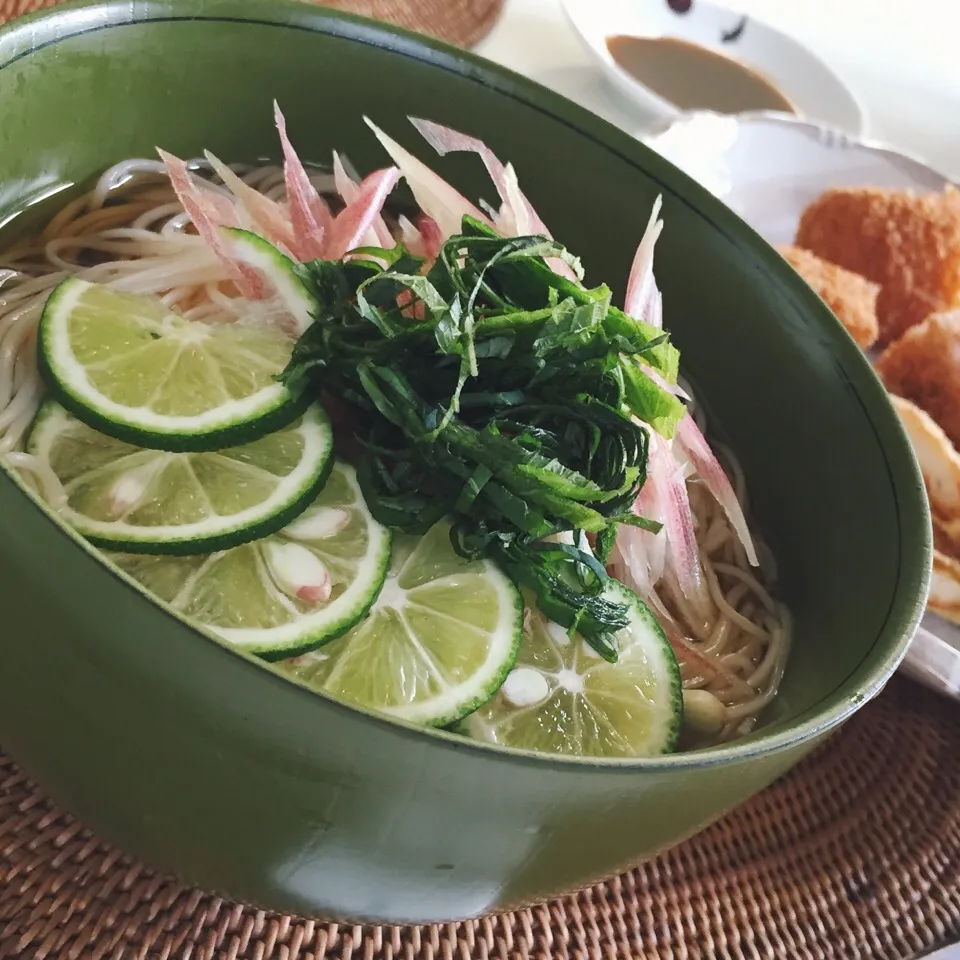 ちびめがさんの料理 かぼすそうめん|麻紀子さん