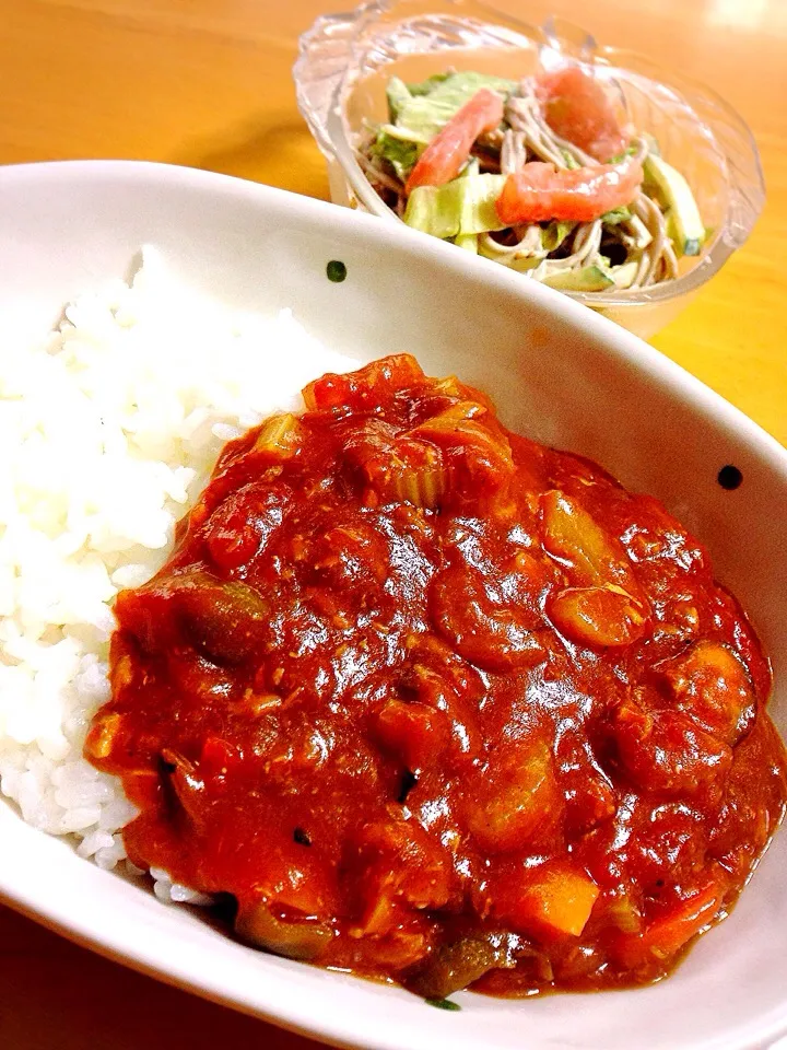 鯖くさくないサバカレーっ(๑˃̵ᴗ˂̵)و ̑̑|かよさん