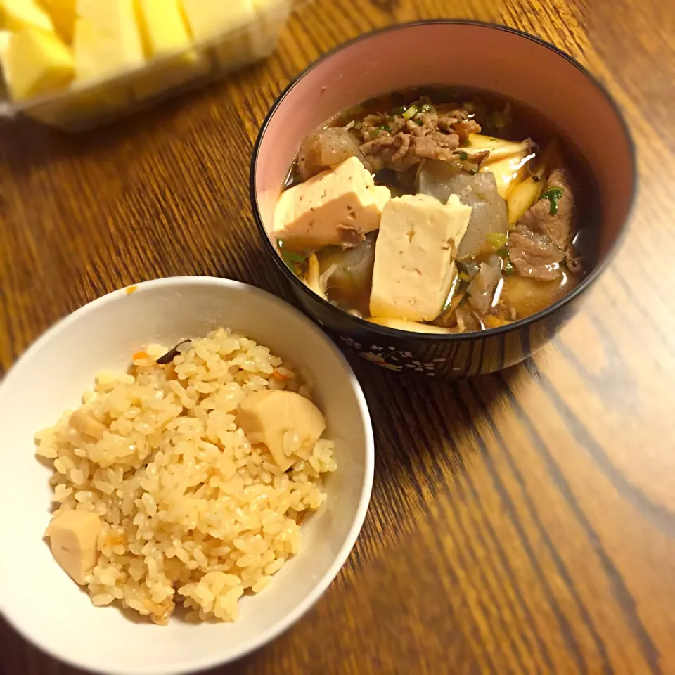 筍ご飯と芋煮！秋の味覚|runさん