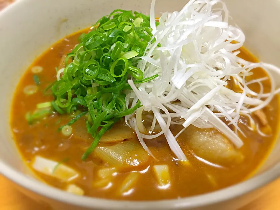 クリーミーカレーうどん。男の手料理、応用編。|かっちっさん