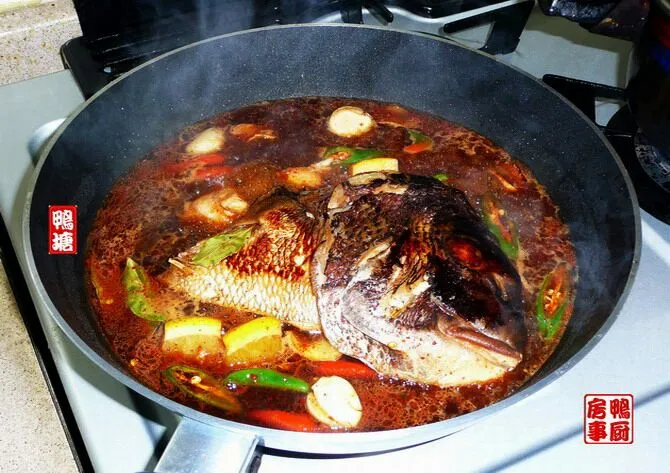 braised head of bream 1|steven z.y.さん