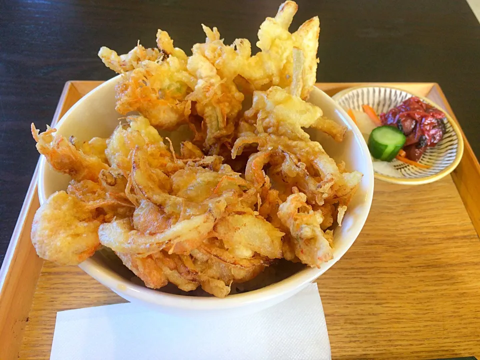 真玉海岸に有る『ゆうひ』のかき揚げ丼|コージ💫さん