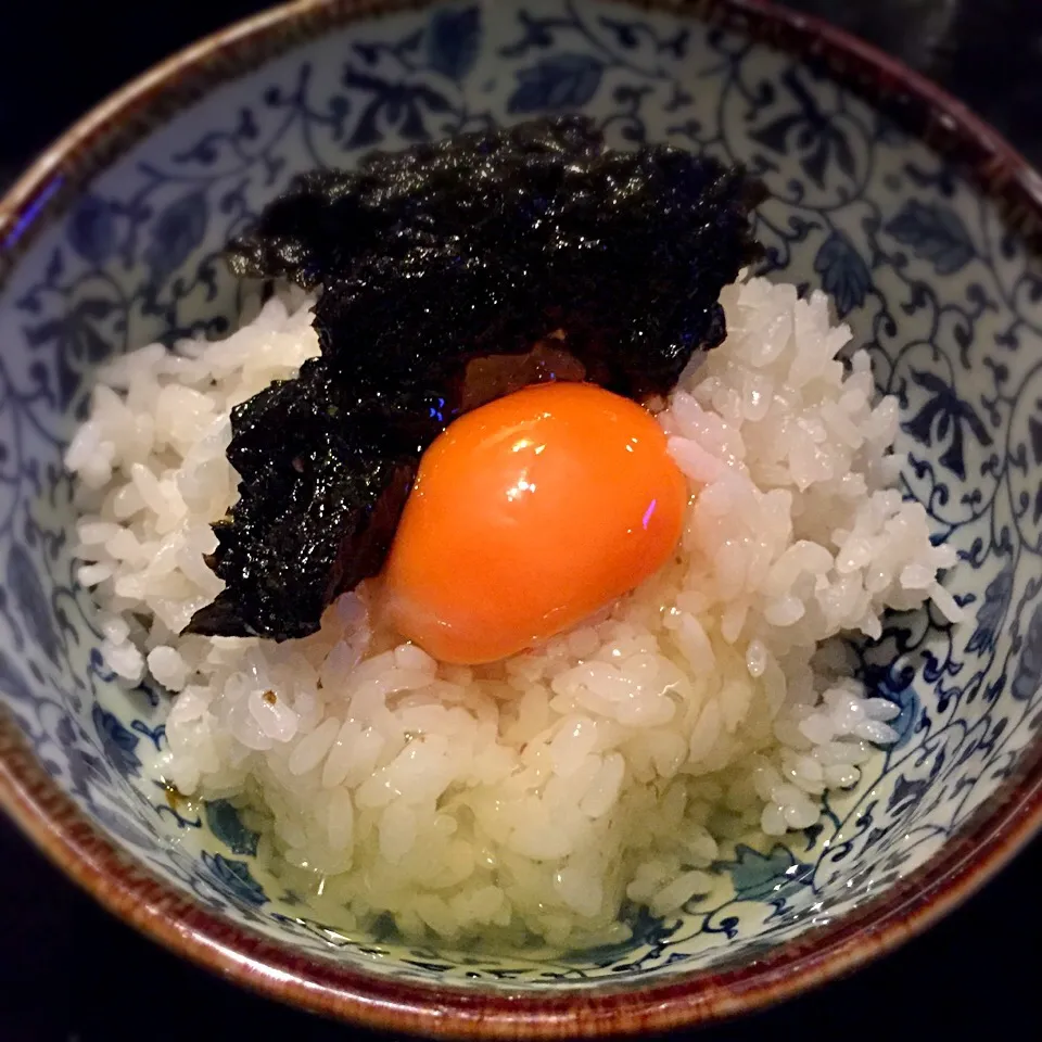 のりたま御飯-自家製の海苔佃煮使用|FU-TEN 古原貴大さん